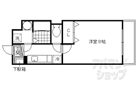 京都府京都市伏見区深草西浦町8丁目（賃貸マンション1K・2階・26.39㎡） その2