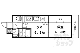 Ｇｒａｎｄ　Ｅ’ｔｅｒｎａ京都 1305 ｜ 京都府京都市下京区御影堂町（賃貸マンション1DK・3階・23.50㎡） その2