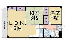 京都府京都市伏見区横大路貴船（賃貸マンション2LDK・2階・57.50㎡） その2