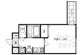 京都府京都市下京区河原町通松原上る2丁目富永町（賃貸マンション1K・5階・21.06㎡） その2