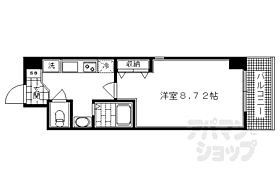 京都府京都市下京区烏丸通松原下ル五条烏丸町（賃貸マンション1K・4階・27.00㎡） その2