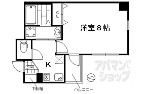 Ｍｖ．ｉｍｐ京都九条 405 ｜ 京都府京都市南区東九条西明田町（賃貸マンション1K・4階・27.07㎡） その2