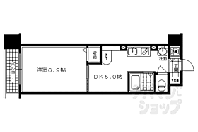 京都府京都市下京区西木屋町通松原上ル三丁目市之町（賃貸マンション1DK・2階・25.62㎡） その2