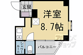 京都府京都市右京区太秦堀ケ内町（賃貸マンション1R・3階・16.00㎡） その2