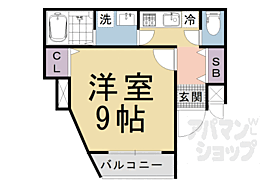 京都府京都市中京区夷川通西洞院西入薬師町（賃貸アパート1K・2階・29.65㎡） その2