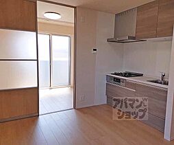 京阪本線 墨染駅 徒歩2分の賃貸アパート 2階1LDKのリビング/ダイニング