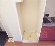 洗濯機置場です。