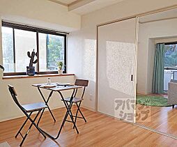 京阪宇治線 桃山南口駅 徒歩9分の賃貸マンション 4階2DKのリビング/ダイニング