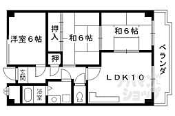 サニーパーク小坂 11階3LDKの間取り