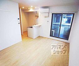 京阪本線 中書島駅 徒歩30分の賃貸アパート 3階1LDKのリビング/ダイニング