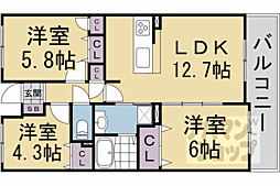 阪急京都本線 西院駅 徒歩13分