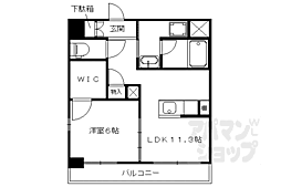 Ｔｉｓｓａｇｅ塩小路 5階1LDKの間取り