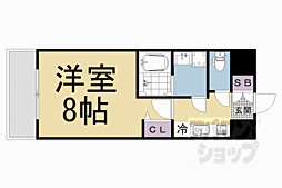 Ｄａｉｗａ　Ｇｒａｃｅ　Ｍａｉｓｏｎ　京都西七条 5階1Kの間取り