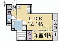 間取図画像 1LDK