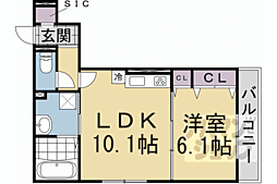 間取図画像 1LDK
