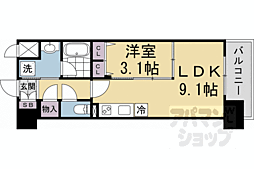 リシュドール梅小路 6階/606