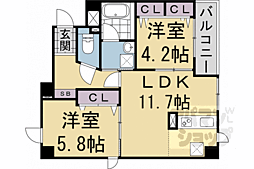 グランドラティス河原町七条 4階