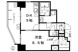 ベラジオ京都西大路2 1DKの間取図画像
