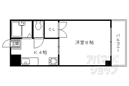 ルピナス321 1Kの間取図画像