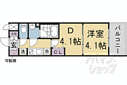アスヴェル京都西大路ＳＯＵＴＨ 2階/205