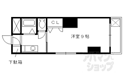 コスミィハイツ 1Kの間取図画像