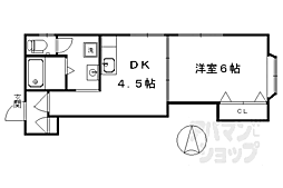 (有)番匠工務店 1DKの間取図画像