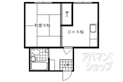 佐わらび堺町マンション 1DKの間取図画像