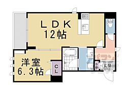 日々是好日 1LDKの間取図画像