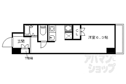 KIND3 1Kの間取図画像