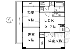 東和ハイツ本館 3LDKの間取図画像