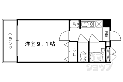 GRACE大宮通 1Kの間取図画像