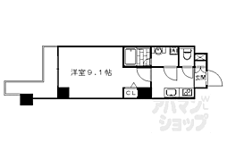 ベラジオ京都洛南グルーブ 1Kの間取図画像