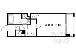 パインフィールド洛東 1Kの間取図画像