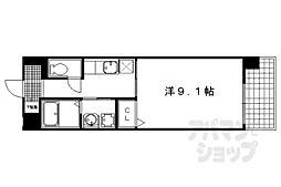 SHICATACHAMBRETTES2 1Kの間取図画像