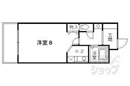 コンシェルジュ京都駅前 1Kの間取図画像