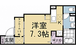 シャルマン東寺南V 1階