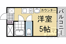 京都府京都市右京区御室竪町（賃貸マンション1K・1階・16.20㎡） その2