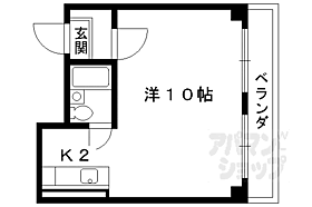 ＳＡＫＩＺＯ甘露町ビル 501 ｜ 京都府京都市中京区寺町竹屋町通西入ル甘露町（賃貸マンション1K・5階・28.00㎡） その2