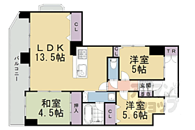 グラン・シティオ京都四条 201 ｜ 京都府京都市下京区醒ヶ井通荒神町（賃貸マンション3LDK・2階・72.21㎡） その2