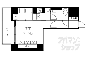 京都府京都市上京区福大明神町（賃貸マンション1K・6階・31.84㎡） その2