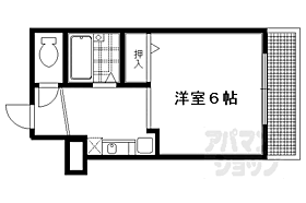 京都府京都市上京区千本通竹屋町東入聚楽町（賃貸マンション1K・1階・18.61㎡） その2