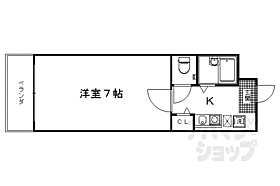 京都府京都市右京区西院安塚町（賃貸マンション1K・5階・22.21㎡） その2