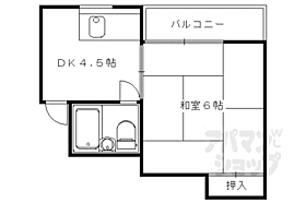 京都府京都市右京区太秦辻ケ本町（賃貸アパート1DK・2階・22.68㎡） その2