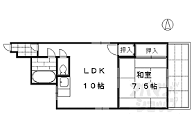 シティアーク東山 405 ｜ 京都府京都市東山区大和大路通五条上る山崎町（賃貸マンション1LDK・4階・39.43㎡） その2