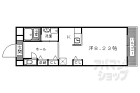 京都府京都市右京区鳴滝松本町（賃貸アパート1R・1階・30.98㎡） その2