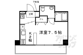 京都府京都市右京区常盤窪町（賃貸マンション1R・5階・22.70㎡） その2