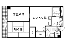 京都府京都市右京区太秦上ノ段町（賃貸マンション2LDK・7階・49.58㎡） その2