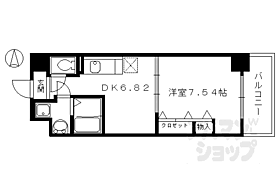 京都府京都市下京区油小路町（賃貸マンション1DK・8階・35.15㎡） その2