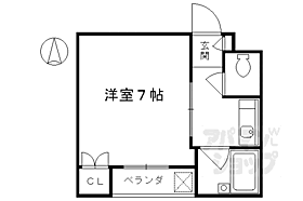 京都府京都市下京区西洞院通七条上る福本町（賃貸アパート1K・1階・20.00㎡） その2