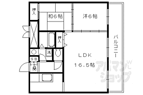 京都府京都市上京区堀川通今出川上る南舟橋町（賃貸マンション2LDK・10階・71.34㎡） その2